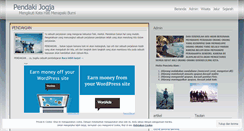 Desktop Screenshot of pendakijogja.wordpress.com
