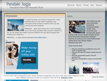 Tablet Screenshot of pendakijogja.wordpress.com