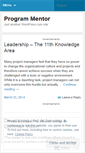 Mobile Screenshot of programmentor.wordpress.com