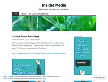 Tablet Screenshot of insidermedia.wordpress.com