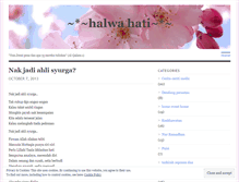 Tablet Screenshot of halwahati.wordpress.com