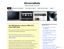 Tablet Screenshot of 3screenmedia.wordpress.com