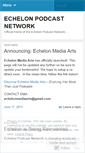 Mobile Screenshot of echelonpodcastnet.wordpress.com