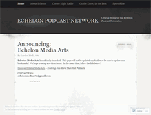 Tablet Screenshot of echelonpodcastnet.wordpress.com