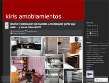 Tablet Screenshot of kirisamoblamientos.wordpress.com