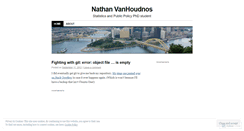 Desktop Screenshot of nathanvan.wordpress.com