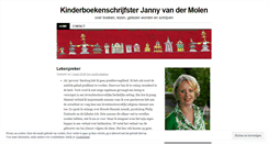 Desktop Screenshot of jannyvandermolen.wordpress.com