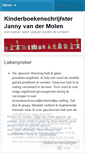 Mobile Screenshot of jannyvandermolen.wordpress.com