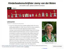 Tablet Screenshot of jannyvandermolen.wordpress.com