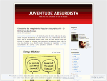 Tablet Screenshot of juventudeabsurdista.wordpress.com