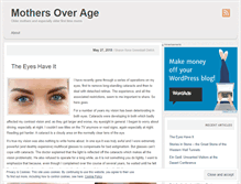 Tablet Screenshot of mothersoverage.wordpress.com
