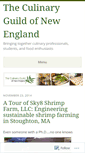 Mobile Screenshot of culinaryguild.wordpress.com