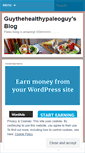 Mobile Screenshot of guythehealthypaleoguy.wordpress.com