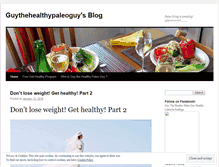 Tablet Screenshot of guythehealthypaleoguy.wordpress.com