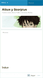 Mobile Screenshot of albusscorpius.wordpress.com