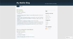Desktop Screenshot of mymoblog.wordpress.com