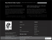 Tablet Screenshot of newworldordersucks.wordpress.com