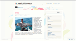 Desktop Screenshot of joseluisllorente.wordpress.com