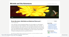 Desktop Screenshot of michelleandvitaadventures.wordpress.com