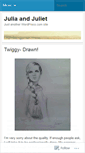 Mobile Screenshot of juliaandjuliet.wordpress.com