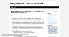 Desktop Screenshot of dkcook2.wordpress.com
