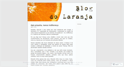 Desktop Screenshot of blogdolaranja.wordpress.com