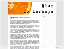 Tablet Screenshot of blogdolaranja.wordpress.com