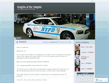 Tablet Screenshot of knightsoftheheights.wordpress.com