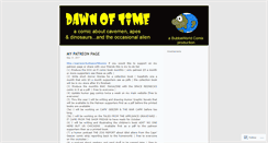 Desktop Screenshot of dawnoftime.wordpress.com