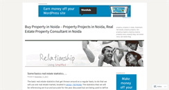 Desktop Screenshot of buynoidaproperty.wordpress.com