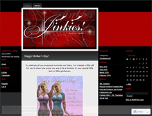 Tablet Screenshot of jinkiesboutique.wordpress.com