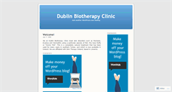 Desktop Screenshot of biotherapyclinic.wordpress.com