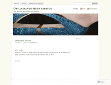 Tablet Screenshot of organizarsapatos.wordpress.com