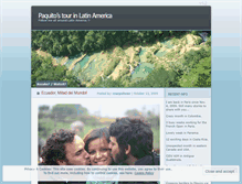 Tablet Screenshot of elpaquitotour.wordpress.com