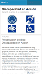 Mobile Screenshot of discapacidadenaccion.wordpress.com