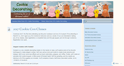 Desktop Screenshot of cookiedecorating.wordpress.com