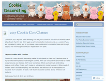 Tablet Screenshot of cookiedecorating.wordpress.com