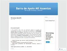 Tablet Screenshot of barrasdeapoiomilassentos.wordpress.com