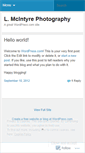 Mobile Screenshot of lmcintyrephotography.wordpress.com