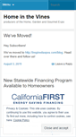 Mobile Screenshot of myhomeinthevines.wordpress.com