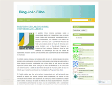 Tablet Screenshot of blogdojoaofilho.wordpress.com