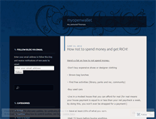 Tablet Screenshot of myopenwallet.wordpress.com