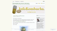 Desktop Screenshot of infokombucha.wordpress.com