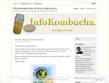 Tablet Screenshot of infokombucha.wordpress.com