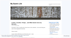 Desktop Screenshot of mygastriclife.wordpress.com