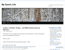 Tablet Screenshot of mygastriclife.wordpress.com