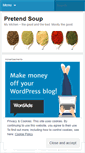 Mobile Screenshot of pretendsoup.wordpress.com