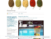 Tablet Screenshot of pretendsoup.wordpress.com