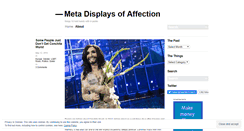 Desktop Screenshot of metadisplaysofaffection.wordpress.com