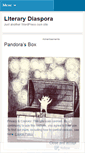 Mobile Screenshot of literarydiaspora.wordpress.com